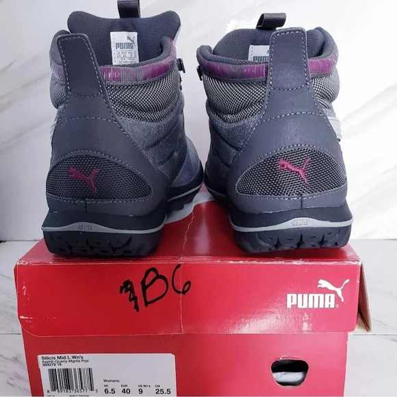 Puma Silicis Asphalt Quarry Magenta Purple Sz 6.5 - Picture 10 of 12